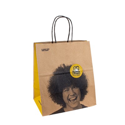 Square Bottom Heavy Brown Kraft Fruits Vegetables Grocery Shopping Paper Bags For Groceries